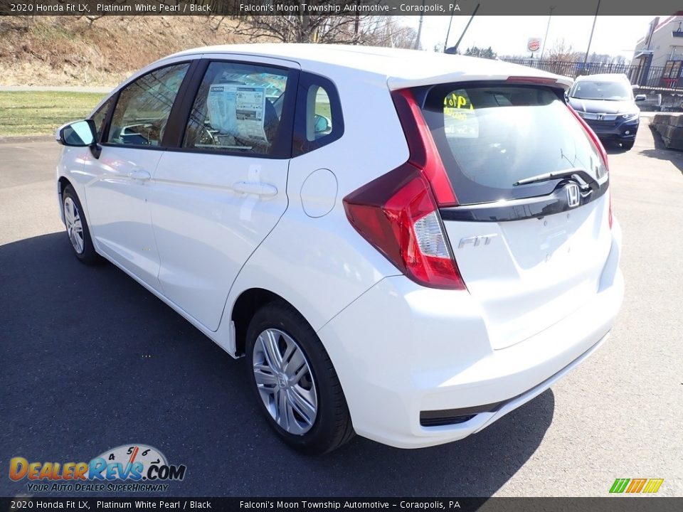 2020 Honda Fit LX Platinum White Pearl / Black Photo #3