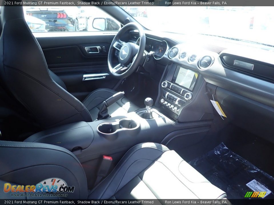 2021 Ford Mustang GT Premium Fastback Shadow Black / Ebony/Recaro Leather Trimed Photo #10