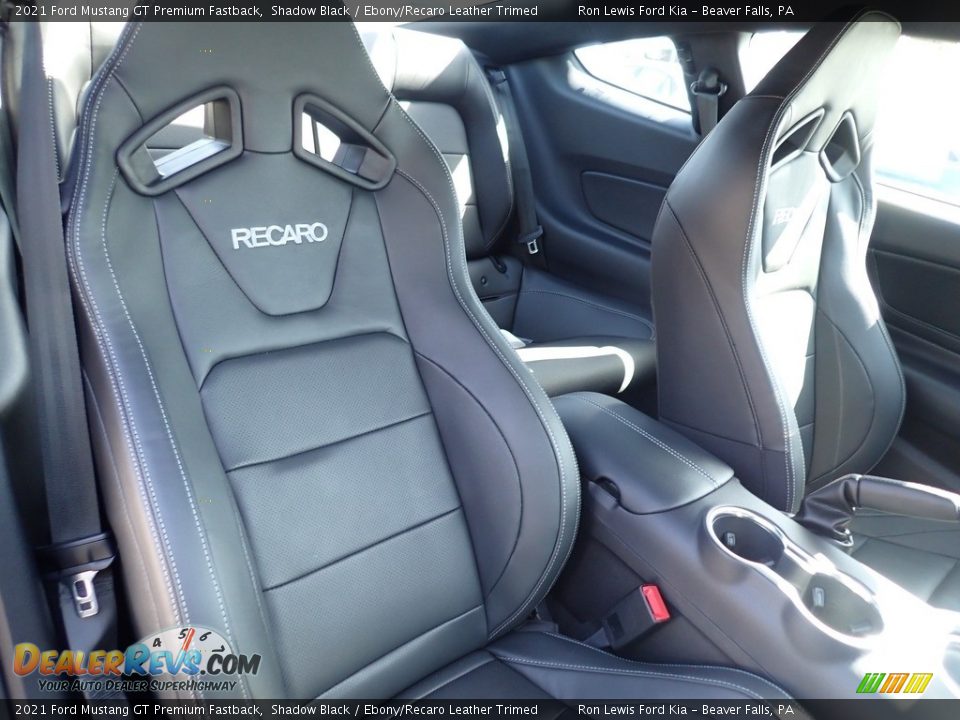 Front Seat of 2021 Ford Mustang GT Premium Fastback Photo #11