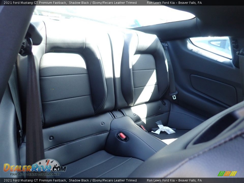 2021 Ford Mustang GT Premium Fastback Shadow Black / Ebony/Recaro Leather Trimed Photo #12