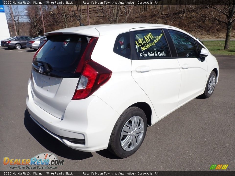 2020 Honda Fit LX Platinum White Pearl / Black Photo #5