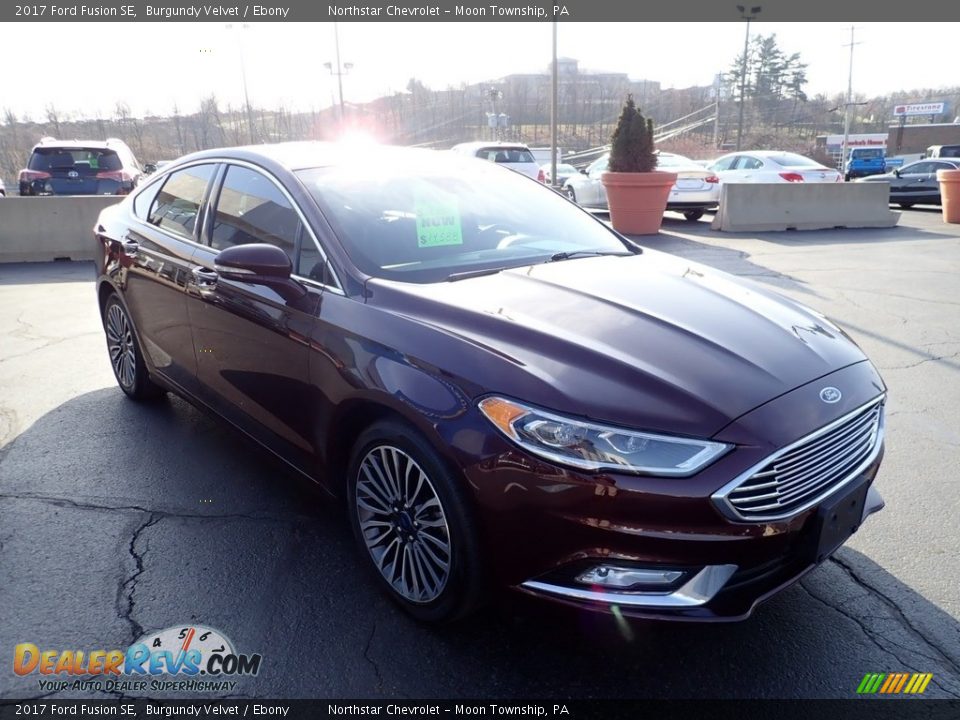 2017 Ford Fusion SE Burgundy Velvet / Ebony Photo #11