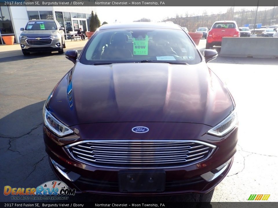 2017 Ford Fusion SE Burgundy Velvet / Ebony Photo #12