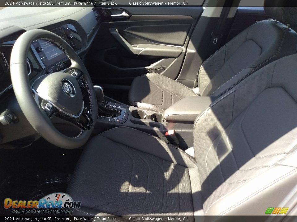 2021 Volkswagen Jetta SEL Premium Pure White / Titan Black Photo #3