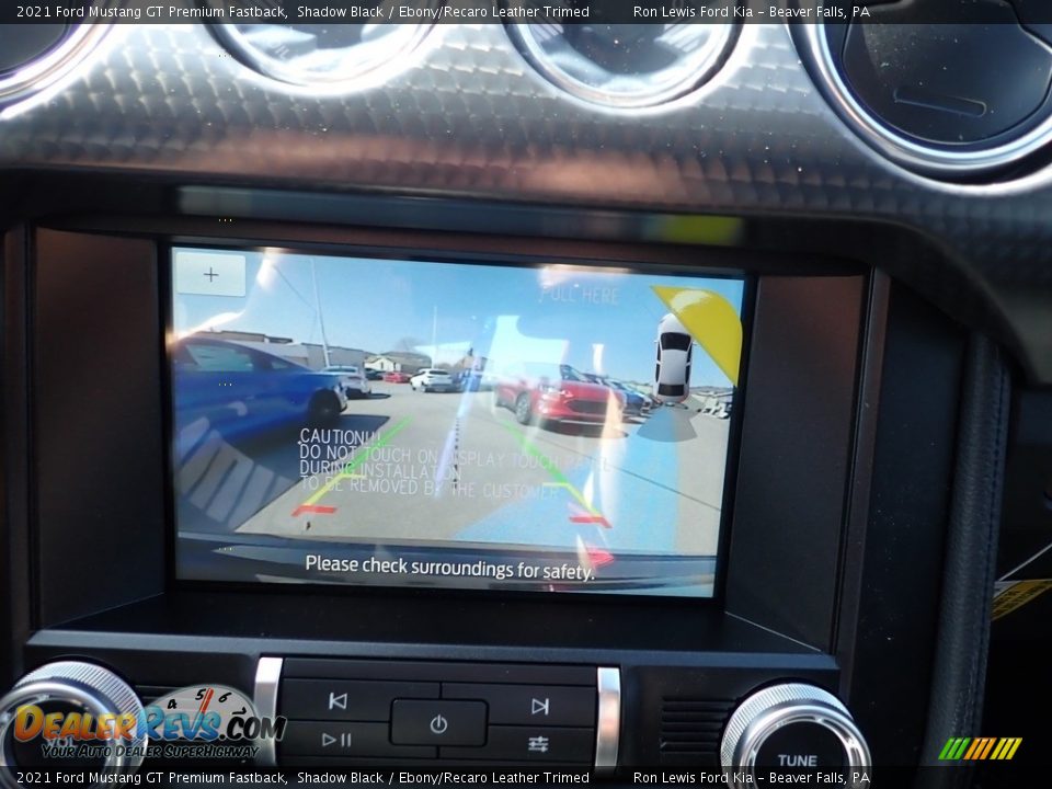 2021 Ford Mustang GT Premium Fastback Shadow Black / Ebony/Recaro Leather Trimed Photo #17