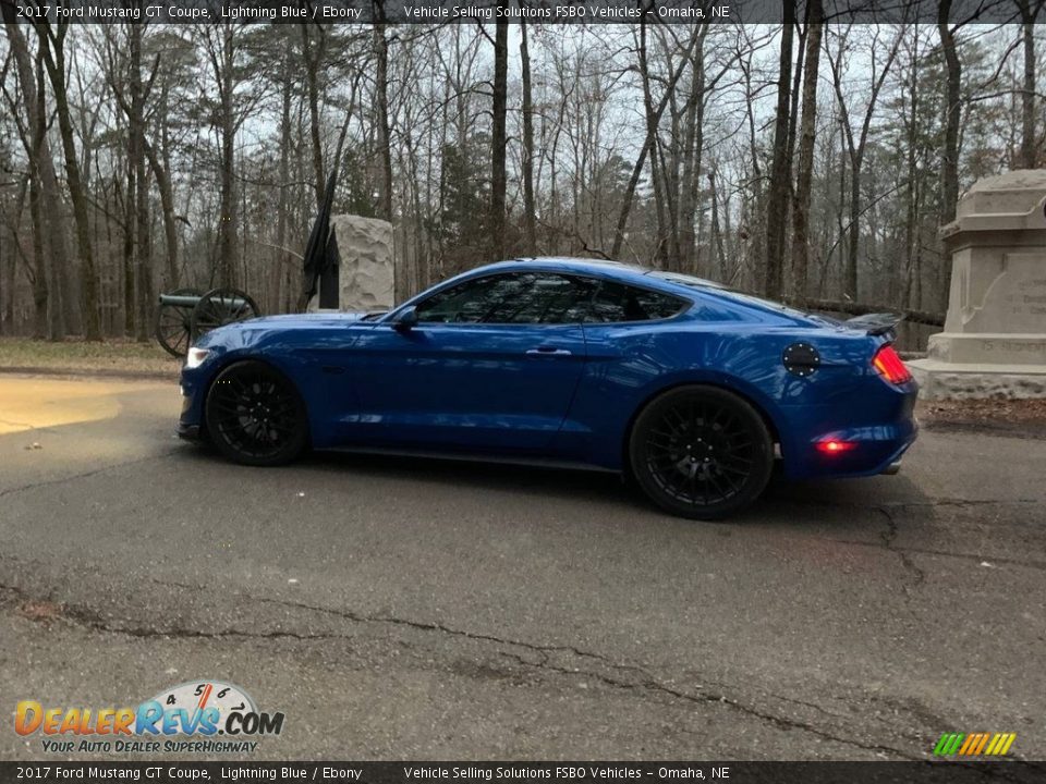 2017 Ford Mustang GT Coupe Lightning Blue / Ebony Photo #10