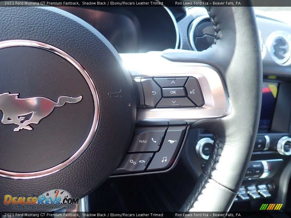 2021 Ford Mustang GT Premium Fastback Steering Wheel Photo #19
