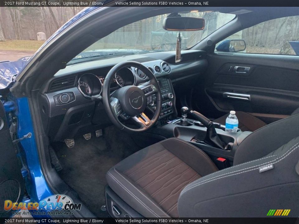 2017 Ford Mustang GT Coupe Lightning Blue / Ebony Photo #11