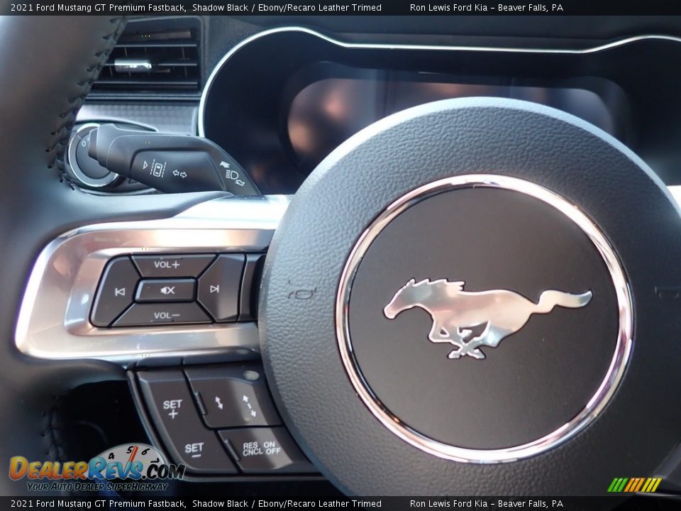 2021 Ford Mustang GT Premium Fastback Steering Wheel Photo #20