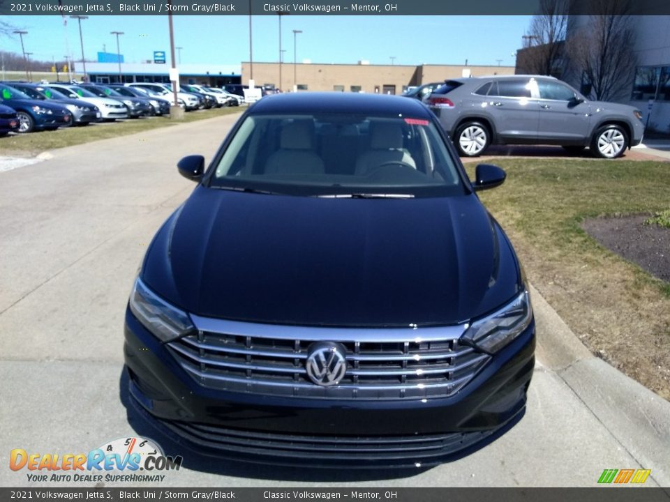 2021 Volkswagen Jetta S Black Uni / Storm Gray/Black Photo #2