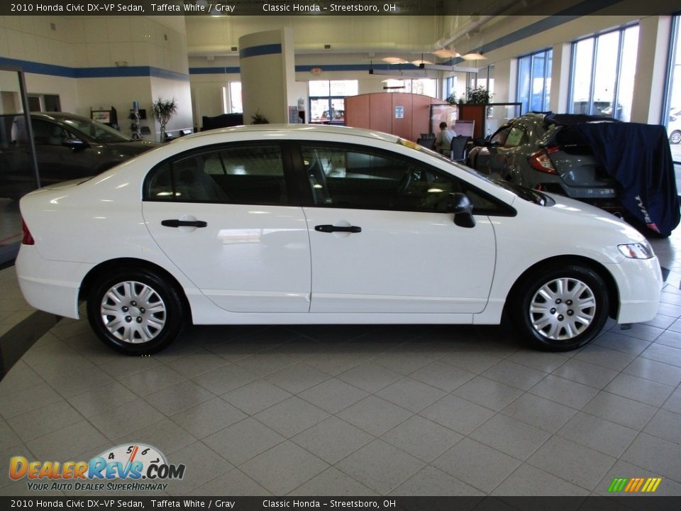 2010 Honda Civic DX-VP Sedan Taffeta White / Gray Photo #4