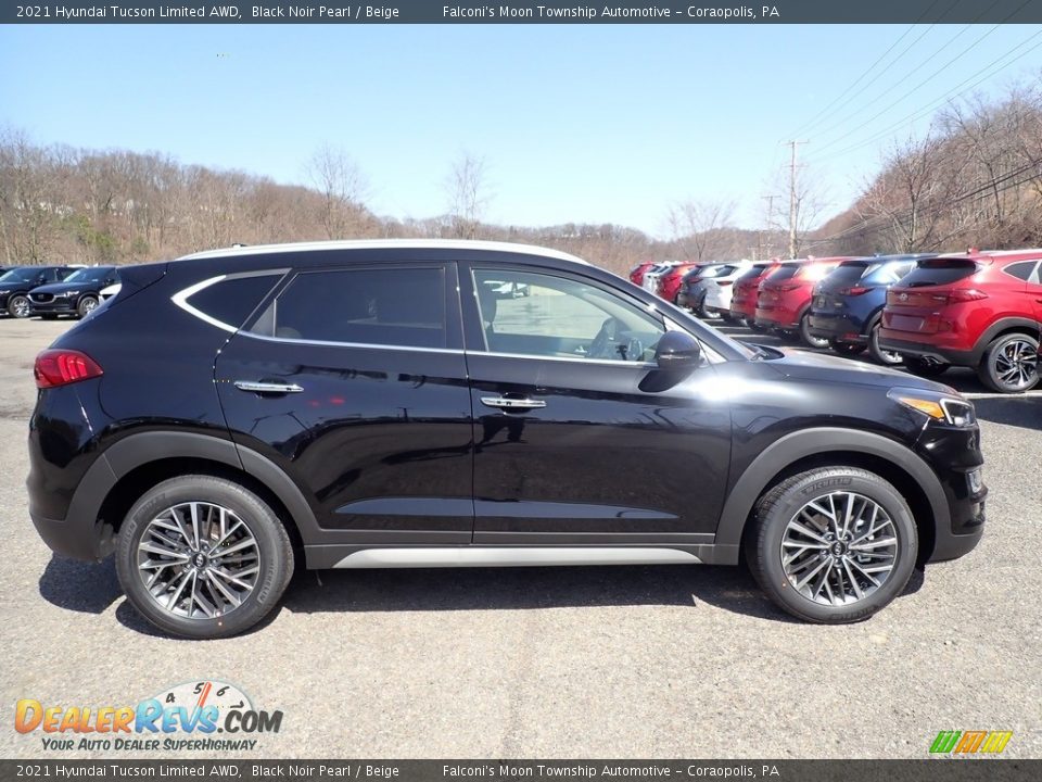 2021 Hyundai Tucson Limited AWD Black Noir Pearl / Beige Photo #1