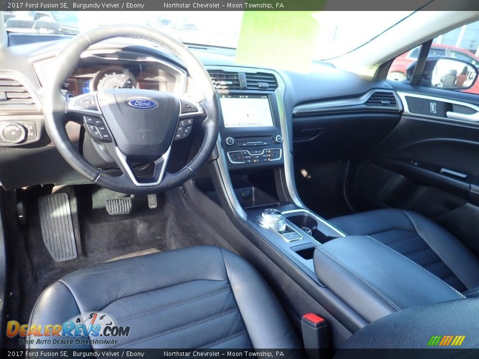 2017 Ford Fusion SE Burgundy Velvet / Ebony Photo #21