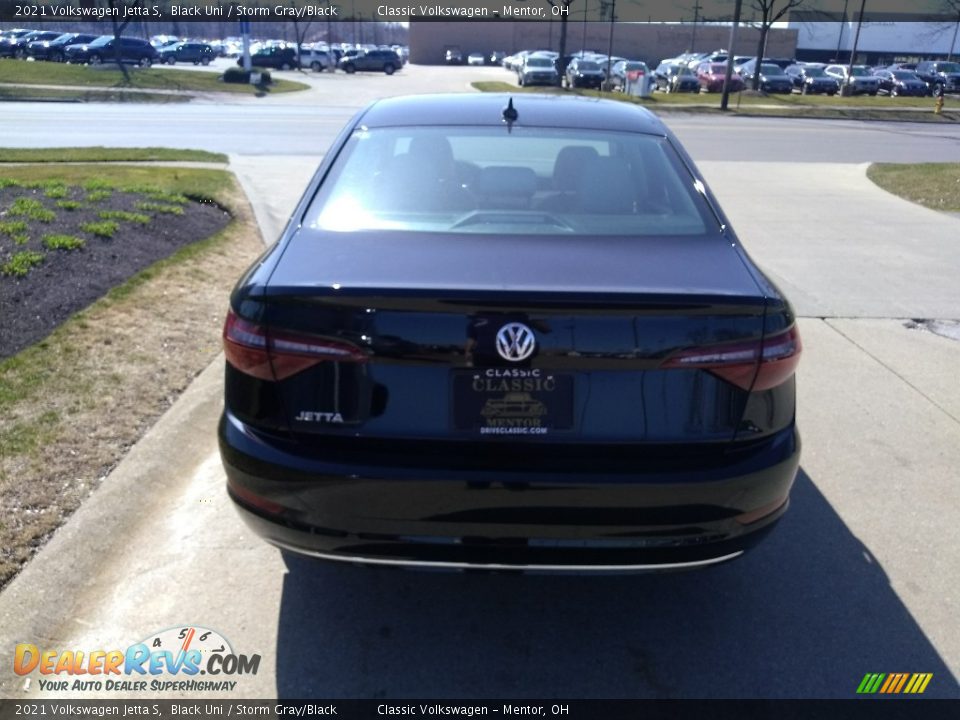 2021 Volkswagen Jetta S Black Uni / Storm Gray/Black Photo #5