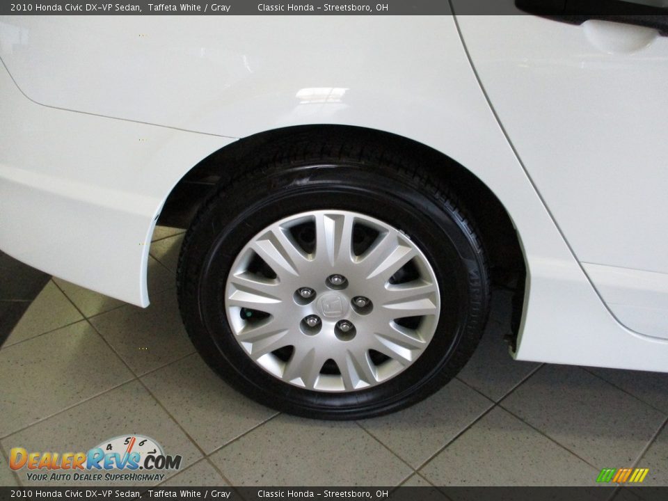 2010 Honda Civic DX-VP Sedan Taffeta White / Gray Photo #6