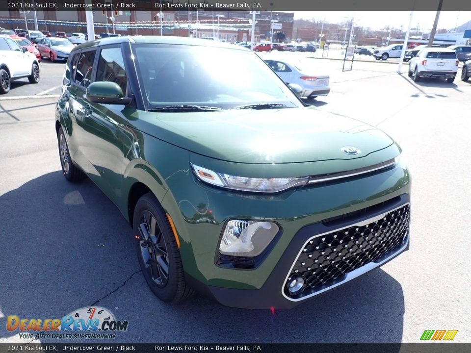 2021 Kia Soul EX Undercover Green / Black Photo #3