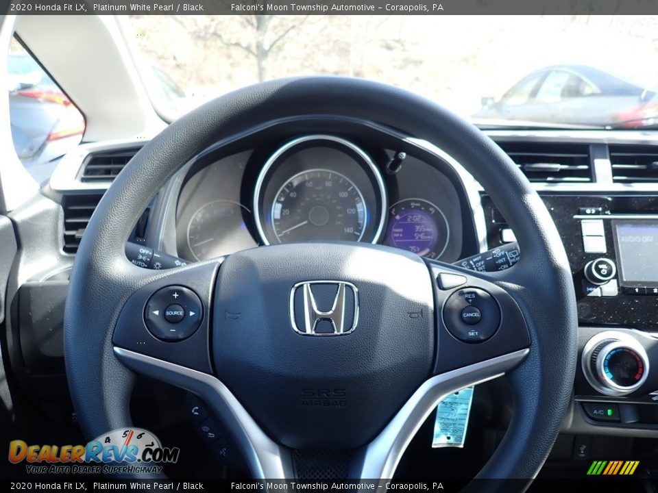 2020 Honda Fit LX Platinum White Pearl / Black Photo #16