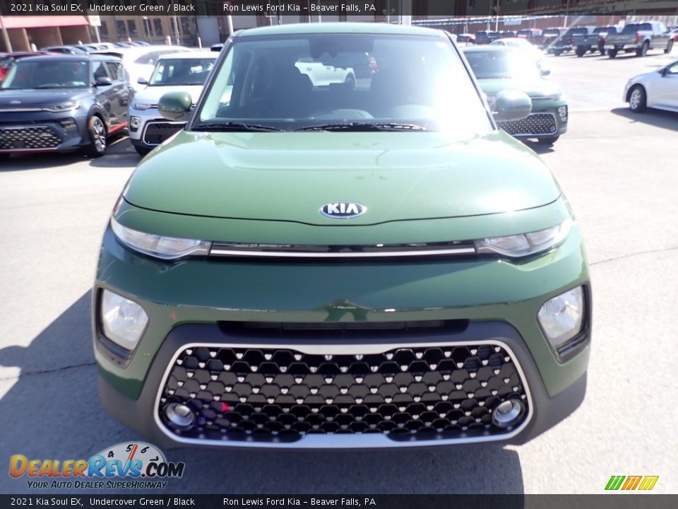 2021 Kia Soul EX Undercover Green / Black Photo #4