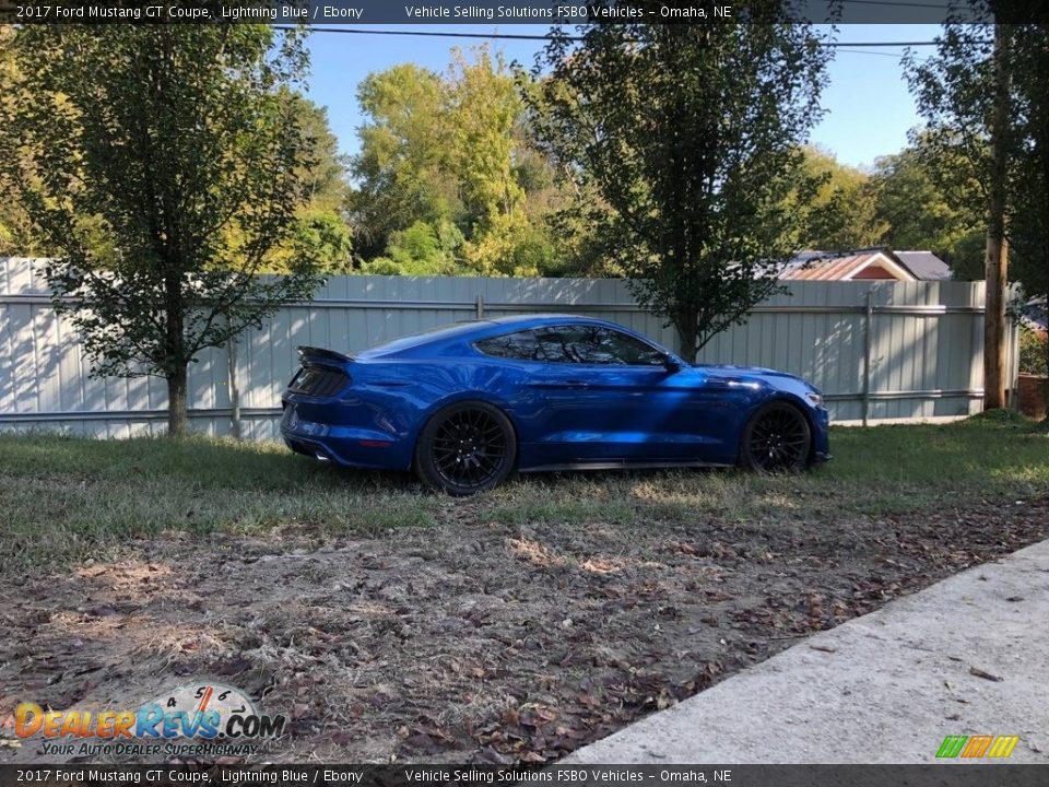 2017 Ford Mustang GT Coupe Lightning Blue / Ebony Photo #15