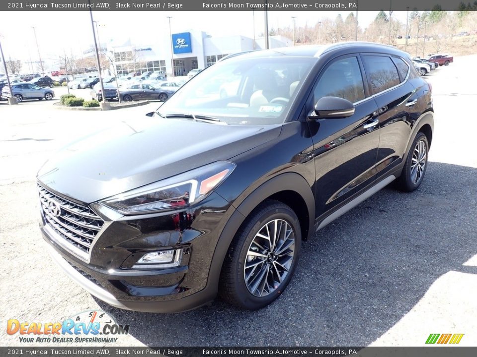 2021 Hyundai Tucson Limited AWD Black Noir Pearl / Beige Photo #5