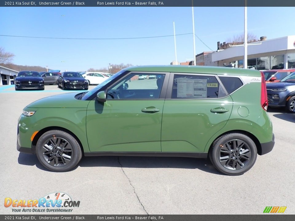 2021 Kia Soul EX Undercover Green / Black Photo #6