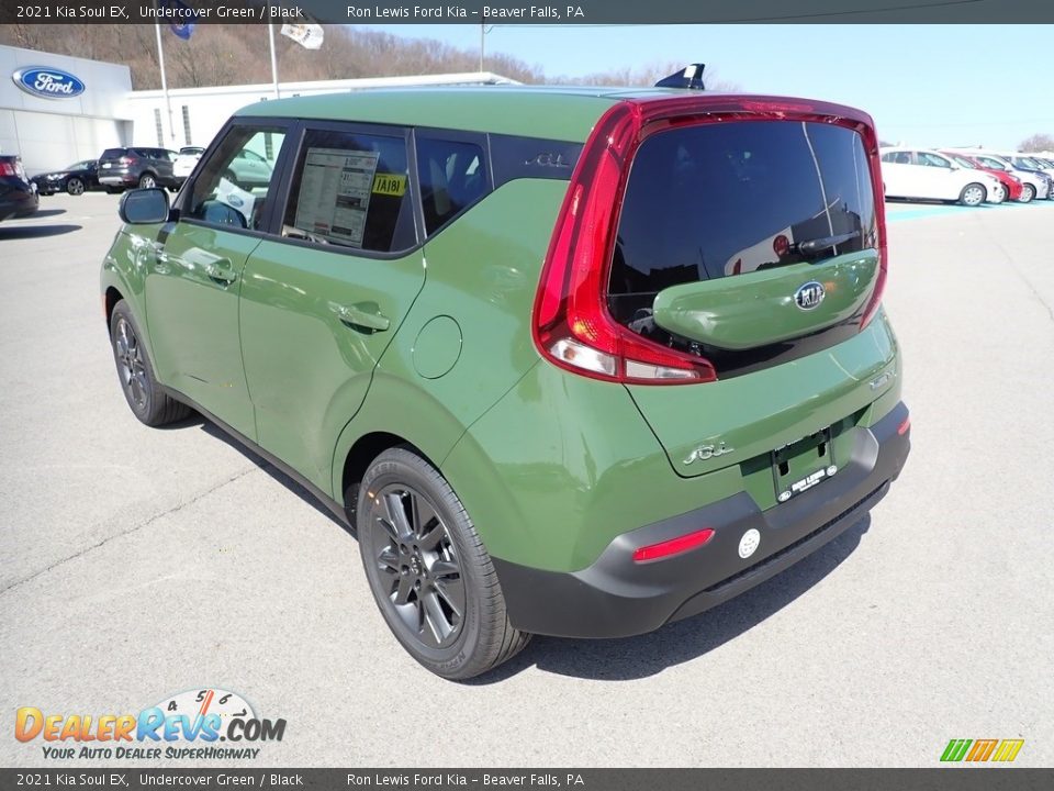 2021 Kia Soul EX Undercover Green / Black Photo #7