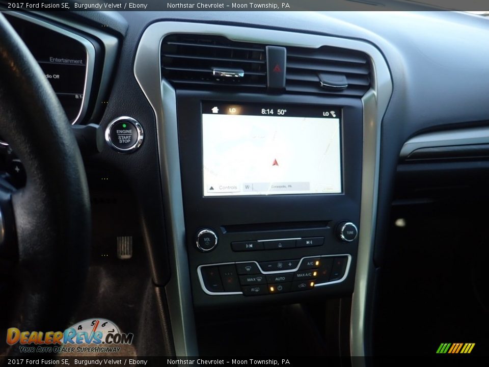 2017 Ford Fusion SE Burgundy Velvet / Ebony Photo #27