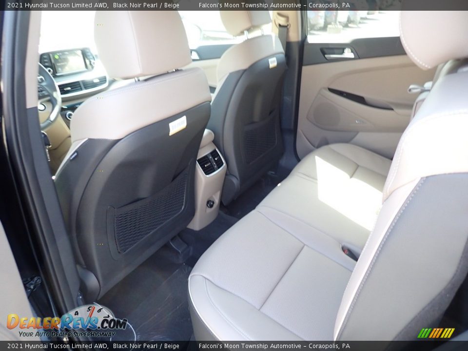 2021 Hyundai Tucson Limited AWD Black Noir Pearl / Beige Photo #8