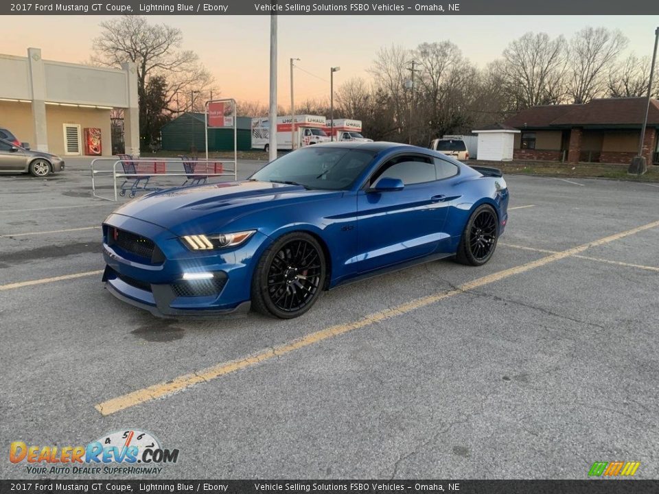 2017 Ford Mustang GT Coupe Lightning Blue / Ebony Photo #19