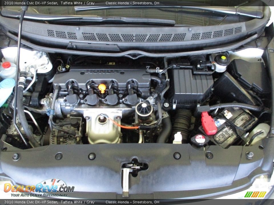 2010 Honda Civic DX-VP Sedan Taffeta White / Gray Photo #13
