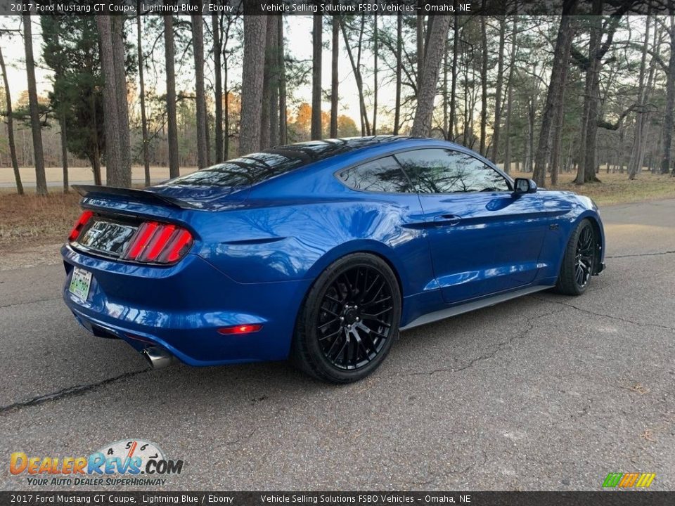 2017 Ford Mustang GT Coupe Lightning Blue / Ebony Photo #20