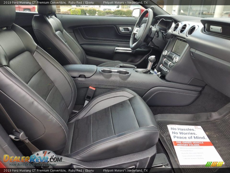 2019 Ford Mustang GT Premium Convertible Ruby Red / Ebony Photo #28