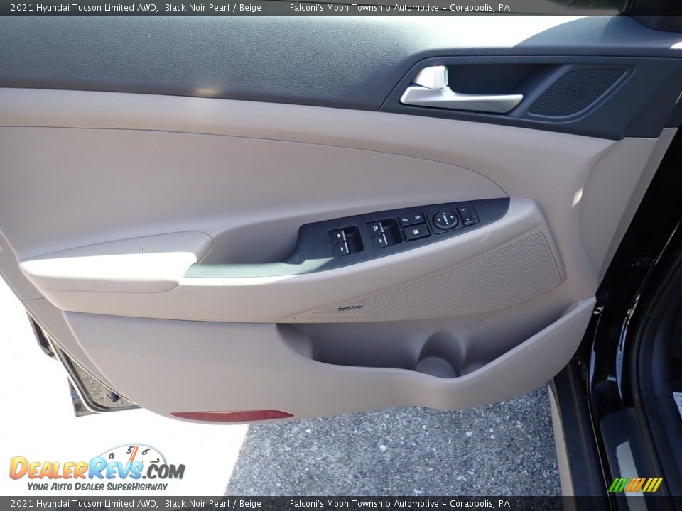 2021 Hyundai Tucson Limited AWD Black Noir Pearl / Beige Photo #11