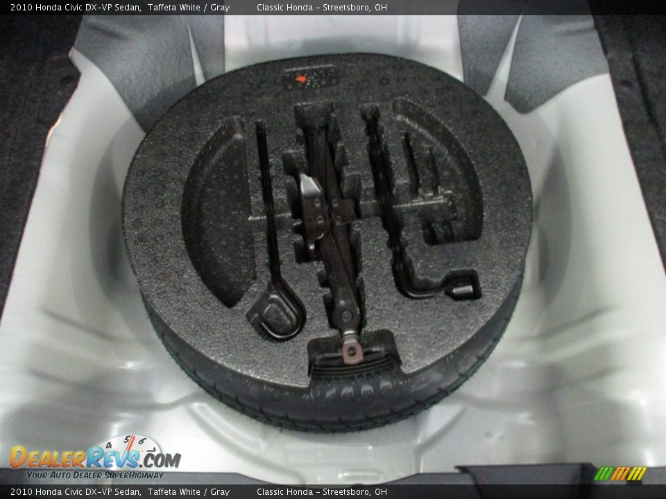 2010 Honda Civic DX-VP Sedan Taffeta White / Gray Photo #15