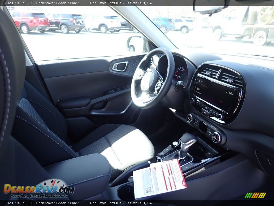 2021 Kia Soul EX Undercover Green / Black Photo #12