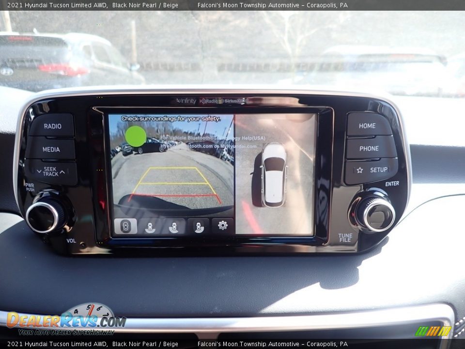 2021 Hyundai Tucson Limited AWD Black Noir Pearl / Beige Photo #14