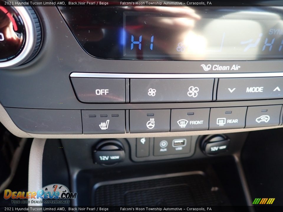 2021 Hyundai Tucson Limited AWD Black Noir Pearl / Beige Photo #15
