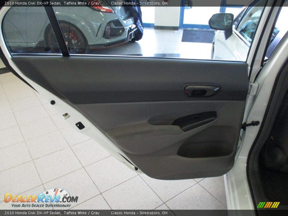 2010 Honda Civic DX-VP Sedan Taffeta White / Gray Photo #22
