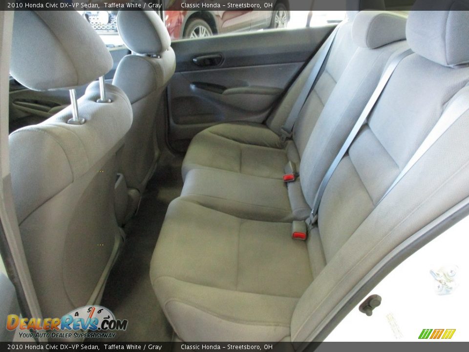 2010 Honda Civic DX-VP Sedan Taffeta White / Gray Photo #24