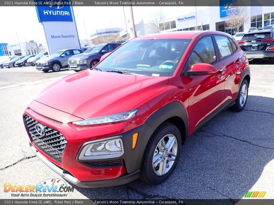 2021 Hyundai Kona SE AWD Pulse Red / Black Photo #5