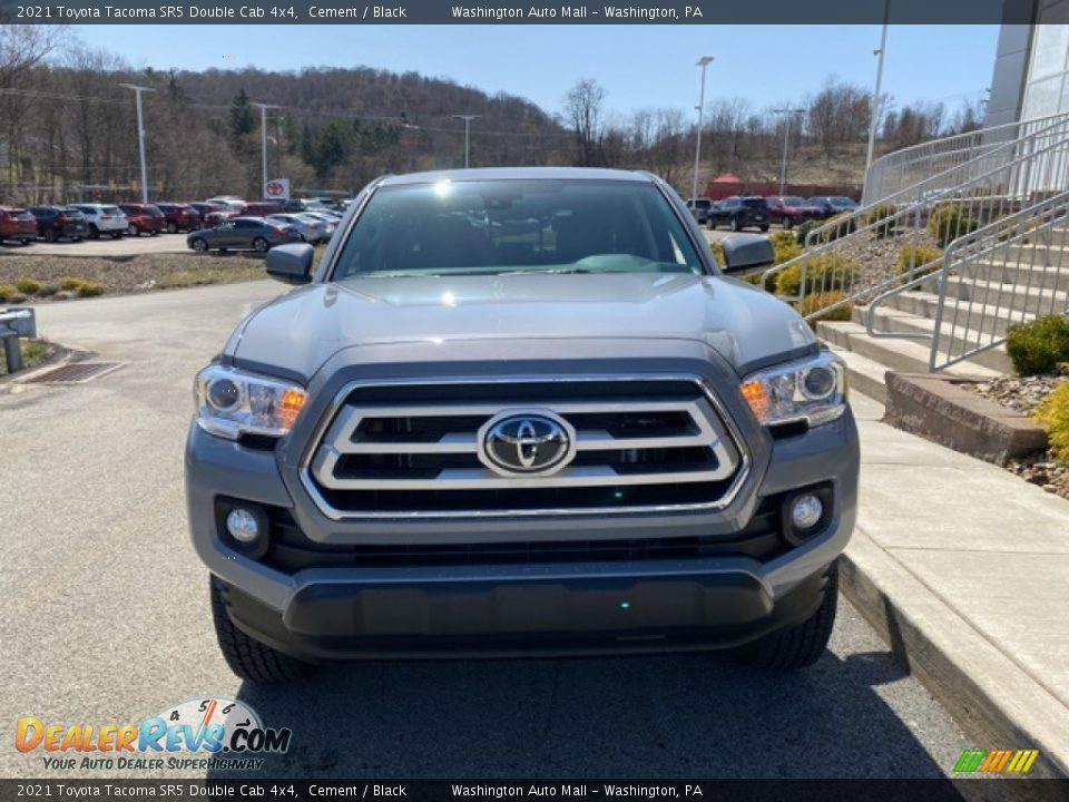 2021 Toyota Tacoma SR5 Double Cab 4x4 Cement / Black Photo #11