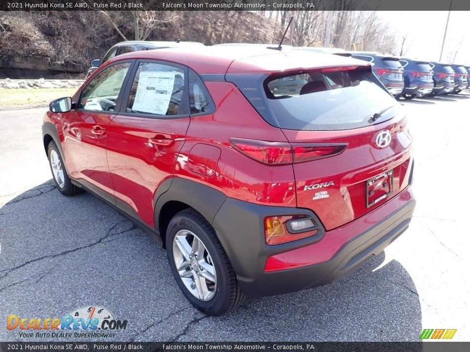 2021 Hyundai Kona SE AWD Pulse Red / Black Photo #6