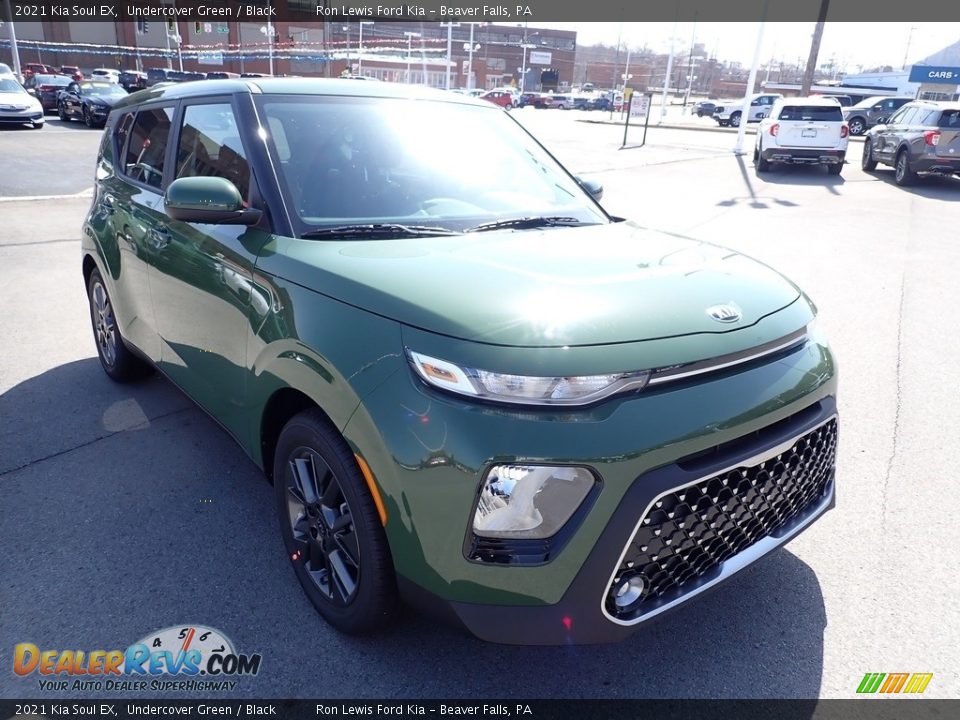 2021 Kia Soul EX Undercover Green / Black Photo #3