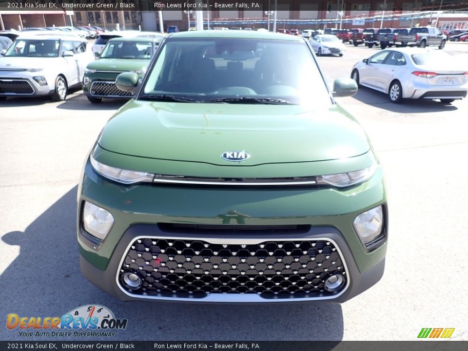 2021 Kia Soul EX Undercover Green / Black Photo #4