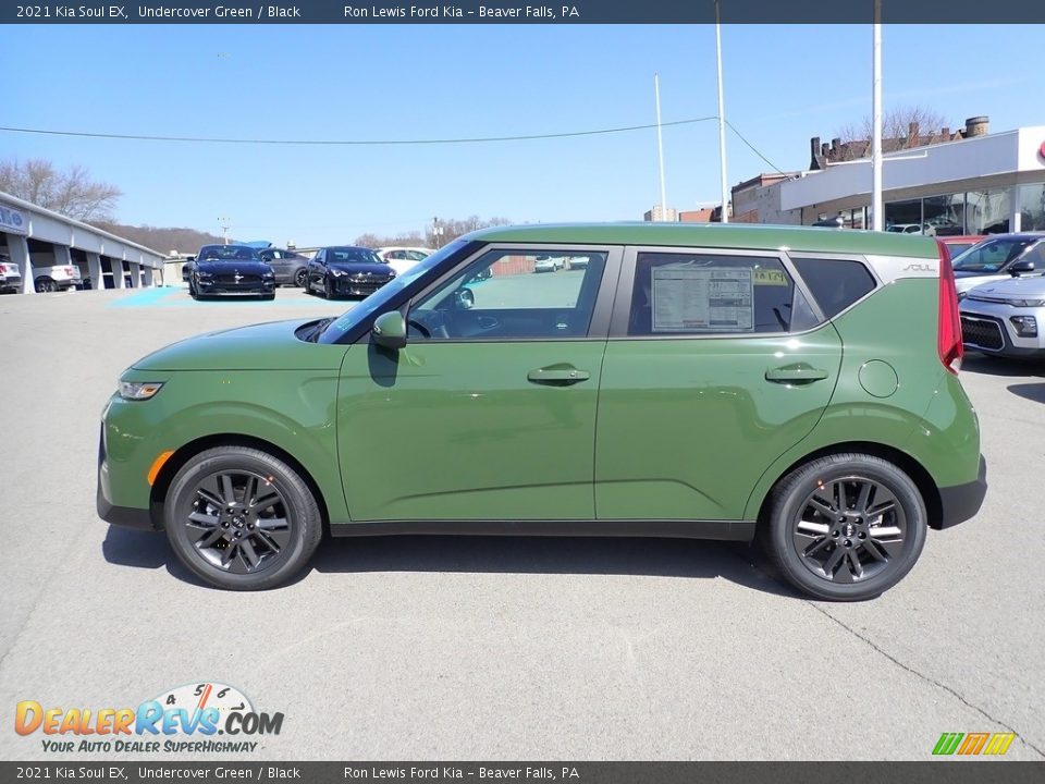 Undercover Green 2021 Kia Soul EX Photo #6