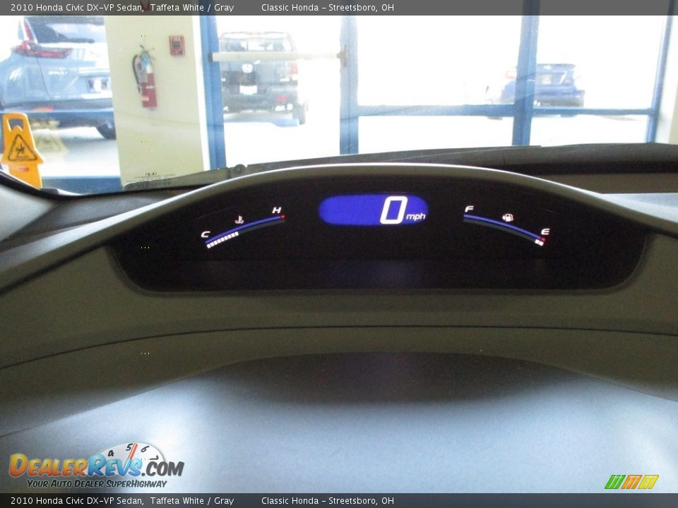 2010 Honda Civic DX-VP Sedan Taffeta White / Gray Photo #30