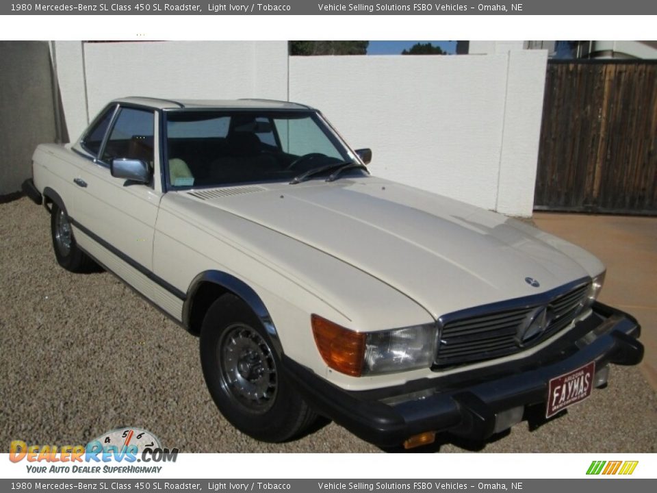 Light Ivory 1980 Mercedes-Benz SL Class 450 SL Roadster Photo #7