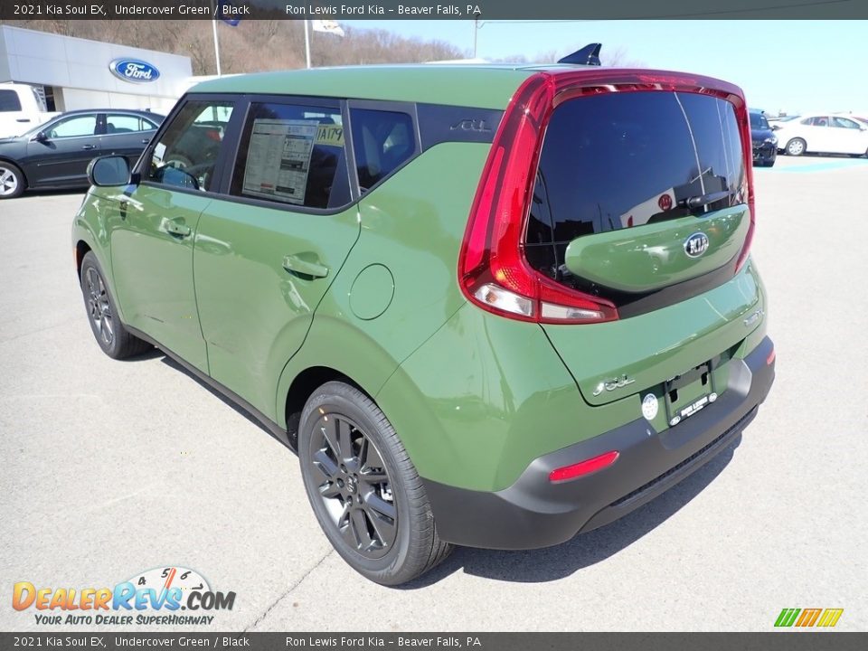 2021 Kia Soul EX Undercover Green / Black Photo #7