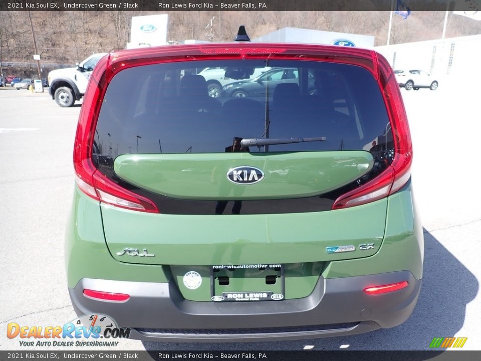 2021 Kia Soul EX Undercover Green / Black Photo #8