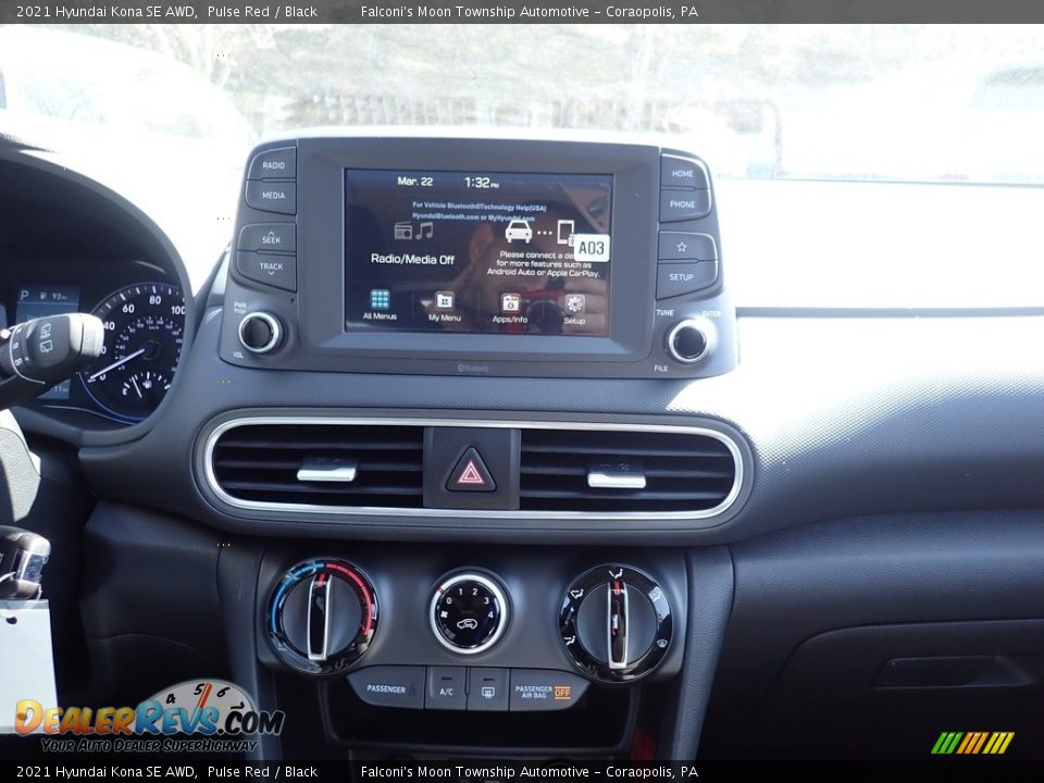 2021 Hyundai Kona SE AWD Pulse Red / Black Photo #13